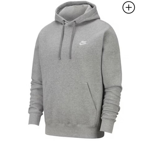 Nike Tech Light Heather Grey Fleece size M Pullover Athletic Wear Sweatshirt - Picture 1 of 6